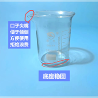 Vente en gros Marque YUNCE Taille personnalisée 100ml Laboratoire de chimie Plastique pp Bécher de mesure OEM Personnalisé