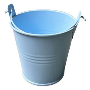 Medium Size Candy Color Mini Iron <b>Bucket</b> for Home Decoration Storage Painting <b>Bucket</b> Pastoral Style Desktop Gift 75mm Height - Product Image 6