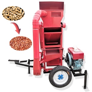 Diesel Engine Peanut Shelling Machine Groundnut Thresher <b>Sheller</b> Machinery 400kg 800kg Per Hour - Product Image 3