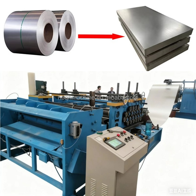 Metal Steel Plate Leveling Machine Fully Automatic Fixed Length Cutting Production Line