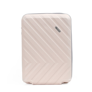 Ensemble de bagages en ABS et PC, motif rayé, taille moyenne, avec housse de pluie et doublure en nylon pour le voyage - Product Image 5