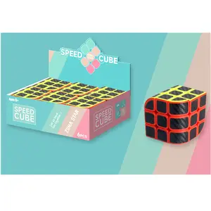 Ziina Estrela Ziina fibra de carbono penrose cubo 3x3 inteligência educacional brinquedo Kid Magic Plastic Puzzle