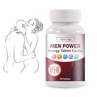Pilules Énergisantes pour Hommes Complément Alimentaire Puissance Masculine Comprimés Extrait Herbal Maca Ginseng OEM ODM Marque Privée Amélioration Masculine
