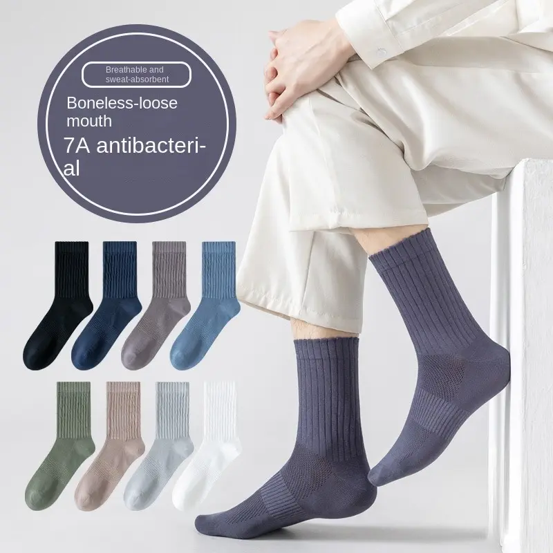 Toptan yüksek kaliteli pamuk kış sıcak tutan çoraplar erkek anti kayma kalın terry çorap özel logo örme havlu alt çorap