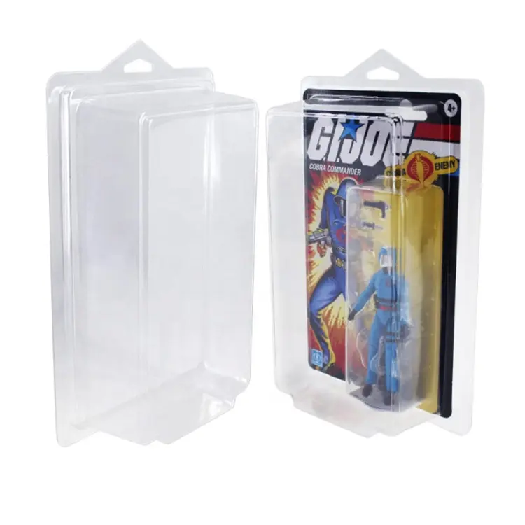 Confezione a conchiglia con Action Figure giocattolo in plastica con custodia rigida protettiva