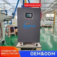 Système de stockage d'énergie LiFePO4 30 kWh, batterie résidentielle haute tension 51,2 V, type armoire, sur pied, pour système solaire domestique
