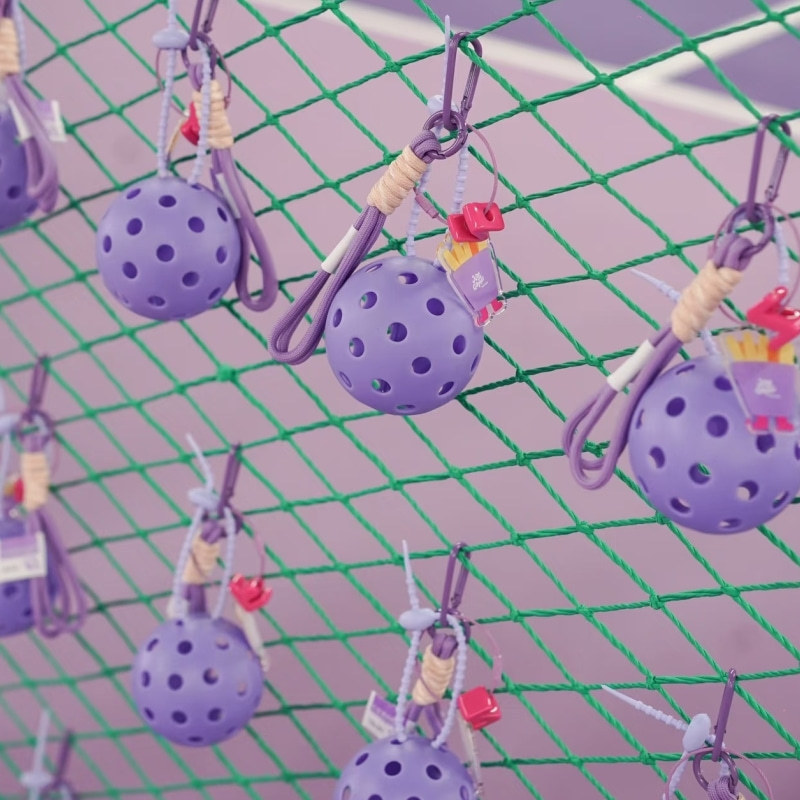 In-Stock Durable Pickleball Pendants-Novel Mini Pickleball Merchandise Customized Design Gifts for Adults Entertainment Products