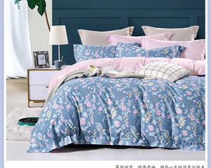 Ensembles <span class=keywords><strong>de</strong></span> Literie en <span class=keywords><strong>Coton</strong></span> Imprimé OEM ODM Petit MOQ Tissu en Stock, Ensembles <span class=keywords><strong>de</strong></span> Housses <span class=keywords><strong>de</strong></span> <span class=keywords><strong>Couette</strong></span> en <span class=keywords><strong>Coton</strong></span> Imprimé, Ensembles d'Édredons Imprimés avec Oreiller - Product Image 5