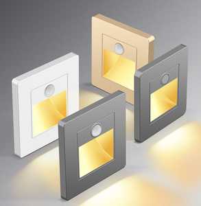 Moderno Mini LED luce notturna per interni attivati da <span class=keywords><strong>movimento</strong></span> sensore di controllo luce da parete di sicurezza per armadio corridoio di induzione del corpo umano - Product Image 2