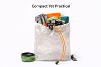 Sac étanche en Dyneema avec cordon de serrage, pochette ultralégère pour le rangement d'équipement de camping, équipement de plein air, OEM personnalisé