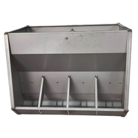Mangeoire automatique en acier inoxydable pour élevage porcin, bergerie et enclos d'engraissement pour porcelets