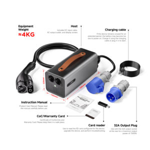 <span class=keywords><strong>Chargeur</strong></span> EV portable OEM 7,5 kW CCS2 V2L pour <span class=keywords><strong>Tesla</strong></span> Model 3/Y/S/X avec fonction de surveillance de la décharge en temps réel, utilisation en camping et à <span class=keywords><strong>domicile</strong></span> - Product Image 3