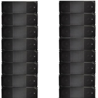 Speaker Line Array 3-Way Pro Audio Double 12-Inch LA3212-V2 untuk Penggunaan Indoor dan Outdoor Sistem Suara Profesional