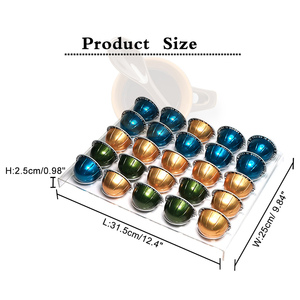 AM Store ที่วางแคปซูลกาแฟอะคริลิคใส,ที่ใส่กาแฟแบบที่วางแบบวาไลน์ - Product Image 3