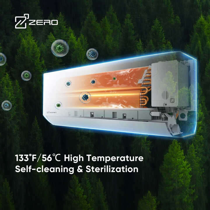 ZERO R32 A+++ Heat Pump Mini Split Air Conditioner Smart 9000 12000 ...