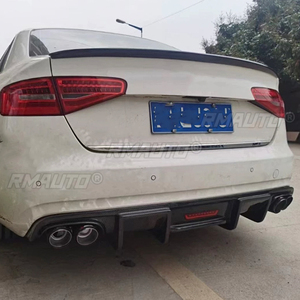 สปอยเลอร์หลังคาร์บอนไฟเบอร์ Lowkick สำหรับ Audi A4 2012 - 2015 A4 B8.5 รับประกันการติดตั้ง - Product Image 4