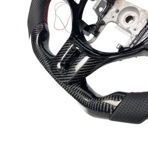 Volant sport en fibre de carbone en forme de D avec LED, vente directe d'usine, pour Mitsubishi Evolution EVO X 8 9 10 2008-2015 - Product Image 4