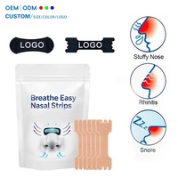 Bandelettes buccales et nasales personnalisées, anti-transpiration, anti-ronflement, sans latex, souples, pour une meilleure respiration pendant le sommeil et les activités sportives
