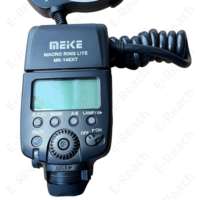MEIKE MK-14EXT Flash annulaire E-TTL Macro LED pour Canon 550D 760D 750D 1100D pour Nikon D80 D300S D600 D700 D800