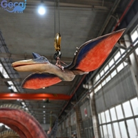 Modèle de dinosaure animatronique pour parc à thème, vente directe usine, dinosaure réaliste télécommandé, modèles de dinosaures robotiques, Pterosaure