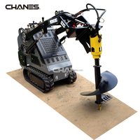 Mini-chargeuse sur chenilles Caterprilla 2025, diesel, avec système hydraulique complet, pompe fabriquée en Chine, certifiée EPA