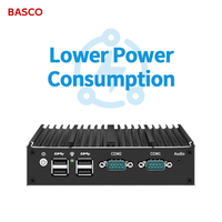 Mini PC Industrial Intel Celeron Core Quad DDR3 8G 128G Win7 Win10 Linux Sin Ventilador AI Edge Nuevo Doble LAN Antipolvo SSD de Cálculo