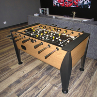 Table de football moderne à vendre table de baby-foot en verre avec ballon et joueur pour le divertissement