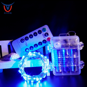 Đèn Dây Đồng <span class=keywords><strong>Led</strong></span> Siêu Nhỏ Trang Trí Tiệc Đám Cưới Cây Thông Giáng Sinh Điều Khiển Từ Xa Chạy Bằng Pin 3M 5M - Product Image 4