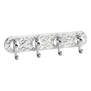 Yimijia Bathroom Hooks 6 Hangers Adhesive Wall Mount No Drill Modern Design For Kitchen Bedroom Bathroom Hook Rack - Product Image 5