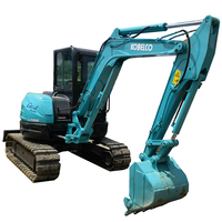 Meilleure vente, excavateur d'occasion de bonne qualité, pelles d'occasion Kobelco SK55 à vendre