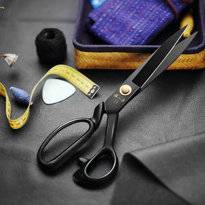 전통 PVC 코팅 재단사 가위 중국 공급 업체 직물 절단 재봉 가위 재단사 가위 - Product Image 5