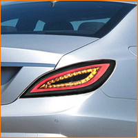 Pour Mercedes-Benz CLS W218 : Ensemble de feux arrière à LED 2012-2017, clignotants séquentiels dynamiques, feux de position et yeux de démon