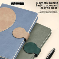 Cuaderno de Regalo de Alta Calidad con Logotipo Personalizado, A5/B5, Páginas Rayadas, Diario Académico con Hebilla, Papelería de Oficina, Cuaderno de Cuero PU