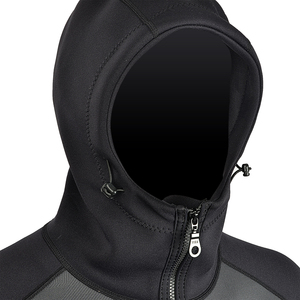 Traje de neopreno Anti UV de marca de Taiwán confiable, chaqueta impermeable con capucha de 5mm, manga larga, diseño de talla grande Unisex para buceo - Product Image 2