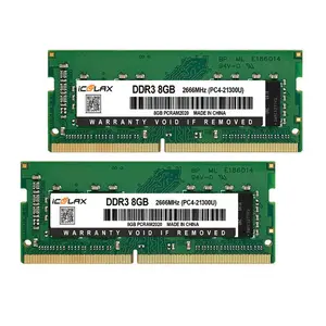 ICOOLAX Customized Gaming 1.35v/1.5v Laptop memoria 1066MHz/1333MHz/1600MHz nb so-dimm 2GB ddr 3 ram 4GB ram ddr3 8gb
