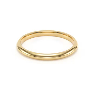 Anillo de Boda Abombado de Tungsteno Chapado en <span class=keywords><strong>Oro</strong></span> Amarillo de 2mm - 8mm, Anillo de <span class=keywords><strong>Oro</strong></span> Clásico de Ajuste Cómodo |   Anillo Grabado para Hombre y Mujer - Product Image 4
