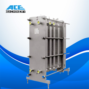 Intercambiador de Calor de Placas Soldadas de Canal Recto de Amplio Espacio, Grado Alimenticio, para Procesamiento de Aceite Comestible Viscoso - Product Image 1