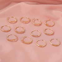 Bague personnalisée Mylove en laiton plaqué or 18 carats avec inscription cursive du signe du zodiaque et nom, bijoux fantaisie pour femme
