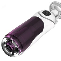 Vibrateur intelligent à aspiration automatique télescopique Easy love, pompe à vide, masturbation masculine, écologique