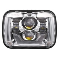 Phare LED rectangulaire 5x7 pour Chevrolet Express 1500 2500 3500 4500 1996-2017 Accessoires Phare pour Chevy Cargo Van Pièces
