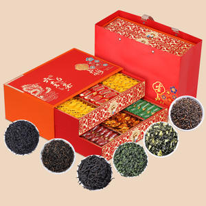 Six Thés Célèbres OEM/ODM - Jinjunmei Da Hong Pao Pu'er Thé en Vrac Biologique Santé & Nouvelle Boîte de Luxe Cadeau & Pour Soi-Même - Product Image 2