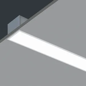 현대 사무실 점화 0.3m 0.6m 0.9m 1.2m 1.5m 알루미늄 묻힌 관 빛 Linkable 중단된 Led 선형 빛
