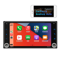 Lecteur multimédia MP5 pour voiture avec écran tactile de 7 pouces, CarPlay sans fil, Android Auto, autoradio Android Toyota