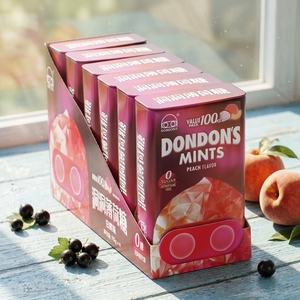 70g Blackcurrant Flavored Sugar-Free Hard Candy Fruit <strong>Mints</strong> Tower Tin Refreshing Breath <strong>Mints</strong> in Box Packaging - Product Image 5