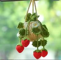 Vente directe usine Décoration d'intérieur Mini fleurs réalistes faites à la main en crochet mélangé, crochet automatique léger