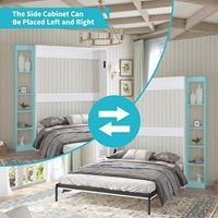 Meubles de lit escamotable personnalisés modernes pour Queen King Twin Sizes Lit mural pliable pour salon et hôtel-Factory Direct