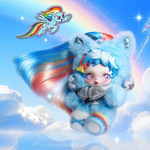 100% Original pop Mart SKULLPANDA <span class=keywords><strong>My</strong></span> <span class=keywords><strong>Little</strong></span> <span class=keywords><strong>Pony</strong></span> Series Muñeco de Peluche Colgante Caja Sorpresa Llaveros de Moda pop - Product Image 2