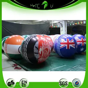 PVC Customized Inflatable National Flag Ball Balloon Advertising Inflatable Any Country Flag Ball