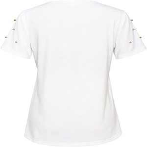 <span class=keywords><strong>Camiseta</strong></span> con cuello redondo y gráfico divertido para <span class=keywords><strong>mujer</strong></span>, camisetas <span class=keywords><strong>de</strong></span> manga corta con lentejuelas y <span class=keywords><strong>boca</strong></span>, <span class=keywords><strong>Camiseta</strong></span> con lentejuelas para la vida diaria - Product Image 2