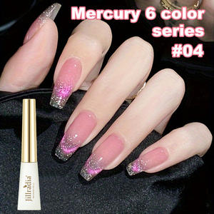 Vernis à ongles LED effet œil <span class=keywords><strong>de</strong></span> chat brillant d'été, 83 couleurs, gel UV longue durée pour salons, emballage liquide magnétique - Product Image 4